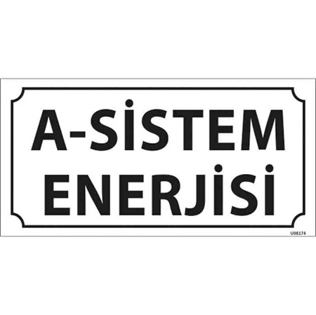 A Sistem Enerjisi Kapı İsimliği resmi