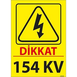 154 Kv Uyarı Levhası için detaylı bilgi göster 154 Kv Uyarı Levhası resmi