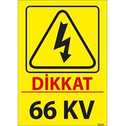66 Kv Uyarı Levhası için detaylı bilgi göster 66 Kv Uyarı Levhası resmi