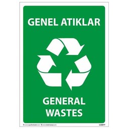 Genel Atıklar Uyarı Levhası için detaylı bilgi göster Genel Atıklar Uyarı Levhası resmi