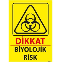 Biyolojik Risk Uyarı Levhası resmi