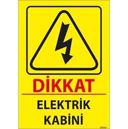 Elektrik Kabini Uyarı Levhası için detaylı bilgi göster Elektrik Kabini Uyarı Levhası resmi
